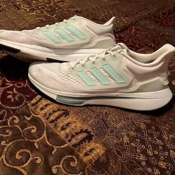 adidas gazelle silver green womens adidas Runfalcon 3.0 Cloudfoam Running Shoes | White/Black main image 1